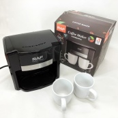 Кавоварка 2 чашки напівавтоматична RAF R.115 650 Вт, Кавова кавоварка електрична для кухні. Зображення №15