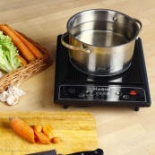 Настольная плита индукционная электрическая MAGIO MG-441, сенсорные электроплиты, индукционная плита. Изображение №3