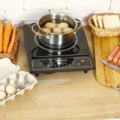 Настольная плита индукционная электрическая MAGIO MG-441, сенсорные электроплиты, индукционная плита. Изображение №4