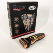 Електробритва сіткова і тріммер для бороди GEMEI / Geemy GM-595 з акумулятором. Колір: золотий. Зображення №4 Електробритва сіткова і тріммер для бороди GEMEI / Geemy GM-595 з акумулятором. Колір: золотий. Зображення №4