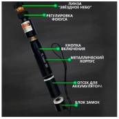 Лазерна указка Green Laser Pointer JD-303, Лазери із зеленим променем лазера, Лазерна указка брелок. Зображення №26 Лазерна указка Green Laser Pointer JD-303, Лазери із зеленим променем лазера, Лазерна указка брелок. Зображення №26
