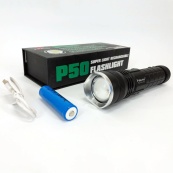 Ліхтарик ручний тактичний Bailong BL-P03-P50, водонепроникний ліхтарик, ручний ліхтарик led. Зображення №3