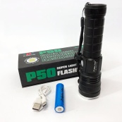 Ліхтарик ручний тактичний Bailong BL-P03-P50, водонепроникний ліхтарик, ручний ліхтарик led. Зображення №7