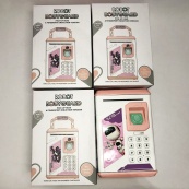 Копилка-сейф ROBOT BODYGUARD с кодовым замком отпечатком пальца и купюроприемником. Цвет: розовый. Изображение №10