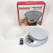 Кухонні електронні ваги з чашею до 5 кг Matarix MX-407, Компактні електронні кухонні ваги. Зображення №5