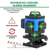 Рівень лазерний лінійний нівелір акумуляторний Laser 4D, 16 ліній, робоча відстань 30м, у валізі. Зображення №3 Рівень лазерний лінійний нівелір акумуляторний Laser 4D, 16 ліній, робоча відстань 30м, у валізі. Зображення №3