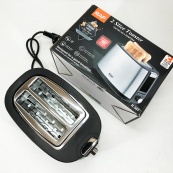 Електричний тостер RAF R.507 з 7 регульованими рівнями підсмажування та знімним піддоном для крихт 750 Вт. Зображення №8