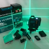 Рівень лазерний лінійний нівелір акумуляторний Laser 4D, 16 ліній, робоча відстань 30м, у валізі. Зображення №7 Рівень лазерний лінійний нівелір акумуляторний Laser 4D, 16 ліній, робоча відстань 30м, у валізі. Зображення №7