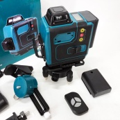 Рівень лазерний лінійний нівелір акумуляторний Laser 4D, 16 ліній, робоча відстань 30м, у валізі. Зображення №14 Рівень лазерний лінійний нівелір акумуляторний Laser 4D, 16 ліній, робоча відстань 30м, у валізі. Зображення №14