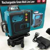 Рівень лазерний лінійний нівелір акумуляторний Laser 4D, 16 ліній, робоча відстань 30м, у валізі. Зображення №22 Рівень лазерний лінійний нівелір акумуляторний Laser 4D, 16 ліній, робоча відстань 30м, у валізі. Зображення №22