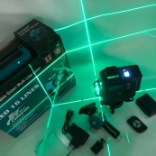 Рівень лазерний лінійний нівелір акумуляторний Laser 4D, 16 ліній, робоча відстань 30м, у валізі. Зображення №24 Рівень лазерний лінійний нівелір акумуляторний Laser 4D, 16 ліній, робоча відстань 30м, у валізі. Зображення №24