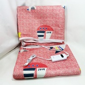 Електропростирадло 150х120 см тепле електро простирадло ковдру з підігрівом червоний. Зображення №4