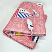 Електропростирадло 150х120 см тепле електро простирадло ковдру з підігрівом червоний. Зображення №5