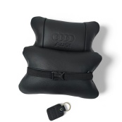 Набор кожаных подушек Audi + брелок в подарок, подушки на подголовник в авто. Изображение №5 Набор кожаных подушек Audi + брелок в подарок, подушки на подголовник в авто. Изображение №5