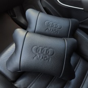Набор кожаных подушек Audi + брелок в подарок, подушки на подголовник в авто. Изображение №12 Набор кожаных подушек Audi + брелок в подарок, подушки на подголовник в авто. Изображение №12