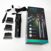 Машинка для стрижки волосся VGR V-987 BLACK, для стрижки посіченого волосся. Зображення №7