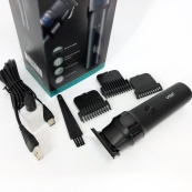 Машинка для стрижки волосся VGR V-987 BLACK, для стрижки посіченого волосся. Зображення №15
