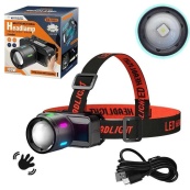 Ліхтар налобний KX-1832-TG, Потужний ліхтар для риболовлі, Ліхтарик на голову для домашніх робіт. Зображення №5 Ліхтар налобний KX-1832-TG, Потужний ліхтар для риболовлі, Ліхтарик на голову для домашніх робіт. Зображення №5