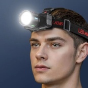 Ліхтар налобний KX-1832-TG, Потужний ліхтар для риболовлі, Ліхтарик на голову для домашніх робіт. Зображення №8 Ліхтар налобний KX-1832-TG, Потужний ліхтар для риболовлі, Ліхтарик на голову для домашніх робіт. Зображення №8