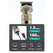 Професійний набір/машинка для стрижки волосся 6 в 1 VGR V-106, бритва триммер для бороди. Зображення №6