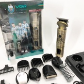Професійний набір/машинка для стрижки волосся 6 в 1 VGR V-106, бритва триммер для бороди. Зображення №20