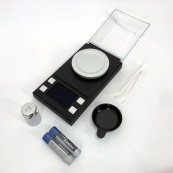 Ваги ювелірні високоточні до 50г, 0.001г точність, 8028, Компактні електронні ваги для ювелірів. Зображення №6