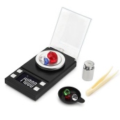 Ваги ювелірні високоточні до 50г, 0.001г точність, 8028, Компактні електронні ваги для ювелірів. Зображення №11