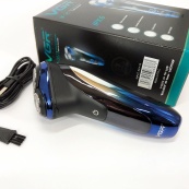 Електробритва VGR V-387 для чоловіків, роторна для вологого та сухого гоління, Бездротова електробритва. Зображення №7