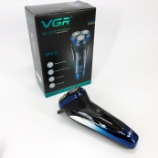 Електробритва VGR V-387 для чоловіків, роторна для вологого та сухого гоління, Бездротова електробритва. Зображення №9