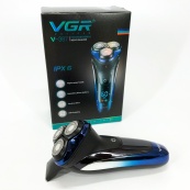 Електробритва VGR V-387 для чоловіків, роторна для вологого та сухого гоління, Бездротова електробритва. Зображення №10