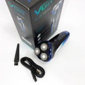 Електробритва VGR V-387 для чоловіків, роторна для вологого та сухого гоління, Бездротова електробритва. Зображення №14