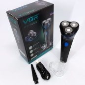 Електробритва VGR V-314 для чоловіків, роторна для вологого та сухого гоління, машинка чоловіча для гоління.. Зображення №14