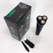 Електробритва VGR V-314 для чоловіків, роторна для вологого та сухого гоління, машинка чоловіча для гоління.. Зображення №16