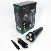 Електробритва VGR V-314 для чоловіків, роторна для вологого та сухого гоління, машинка чоловіча для гоління.. Зображення №17