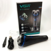 Електробритва VGR V-314 для чоловіків, роторна для вологого та сухого гоління, машинка чоловіча для гоління.. Зображення №19