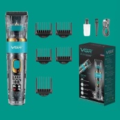 Машинка для стрижки волосся і бороди VGR V-695 з LED дисплеєм IPX7 вологозахист, Окантувальна машинка. Зображення №12 Машинка для стрижки волосся і бороди VGR V-695 з LED дисплеєм IPX7 вологозахист, Окантувальна машинка. Зображення №12