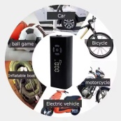 Портативний розумний насос MX20033, багатофункціональний цифровий дисплей, ліхтар, Li-Ion акумулятор. Зображення №3