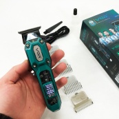 Аккумуляторная машинка для стрижки VGR V-900 с дисплеем, беспроводная для стрижки волос. Изображение №7