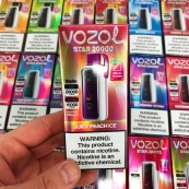 Vozol Star 20000. Персик (Juicy Peach Ice). Зображення №2