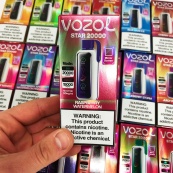 Vozol Star 20000. Малина Арбуз (Raspberry Watermelon). Зображення №2