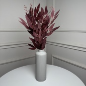 Рускус букет искусственный, В-55 см 5шт/уп. Цвет: бордовый. Изображение №2 Рускус букет искусственный, В-55 см 5шт/уп. Цвет: бордовый. Изображение №2