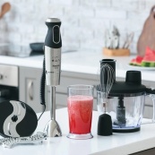 Блендер MAGIO MG-642, блендер для детского пюре, блендер для дома, блендер для кухни, электрический. Изображение №3