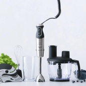 Блендер MAGIO MG-642, блендер для детского пюре, блендер для дома, блендер для кухни, электрический. Изображение №7