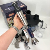 Блендер MAGIO MG-642, блендер для детского пюре, блендер для дома, блендер для кухни, электрический. Изображение №14