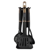 Набір кухонних приладів Magio MG-1126, набір силіконових приладів для кухні, набір нейлонових кухарів. Зображення №7