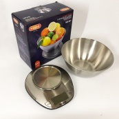 Весы кухонные MAGIO MG-691 до 5кг, весы кухонные со съемной чашей, весы для взвешивания продуктов. Изображение №5