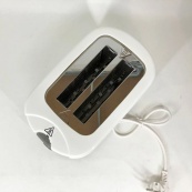 Тостер MAGIO MG-276, вертикальный тостер для тостов, тостер для 2 гренок электрический горизонтальный. Изображение №2