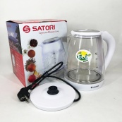 Електрочайник Satori SGK-4105-WT 1.8 л 1500 Вт, стильний електричний чайник, чайники з підсвічуванням. Зображення №6