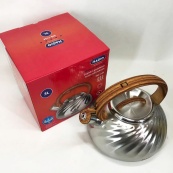 Чайник Magio MG-1194 3 л зі свистком, чайник зі свистком для індукційної плити, чайник газовий. Зображення №6