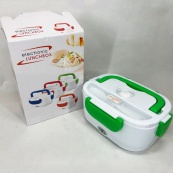 Ланч бокс електричний з підігрівом Lunch Heater 220 V Pro, Термос для їжі для дітей. Колір: зелений. Зображення №3
